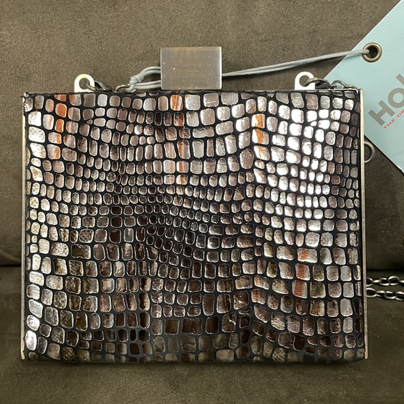 NWT HOBO Alligator crocodile clutch - Picture 9 of 10